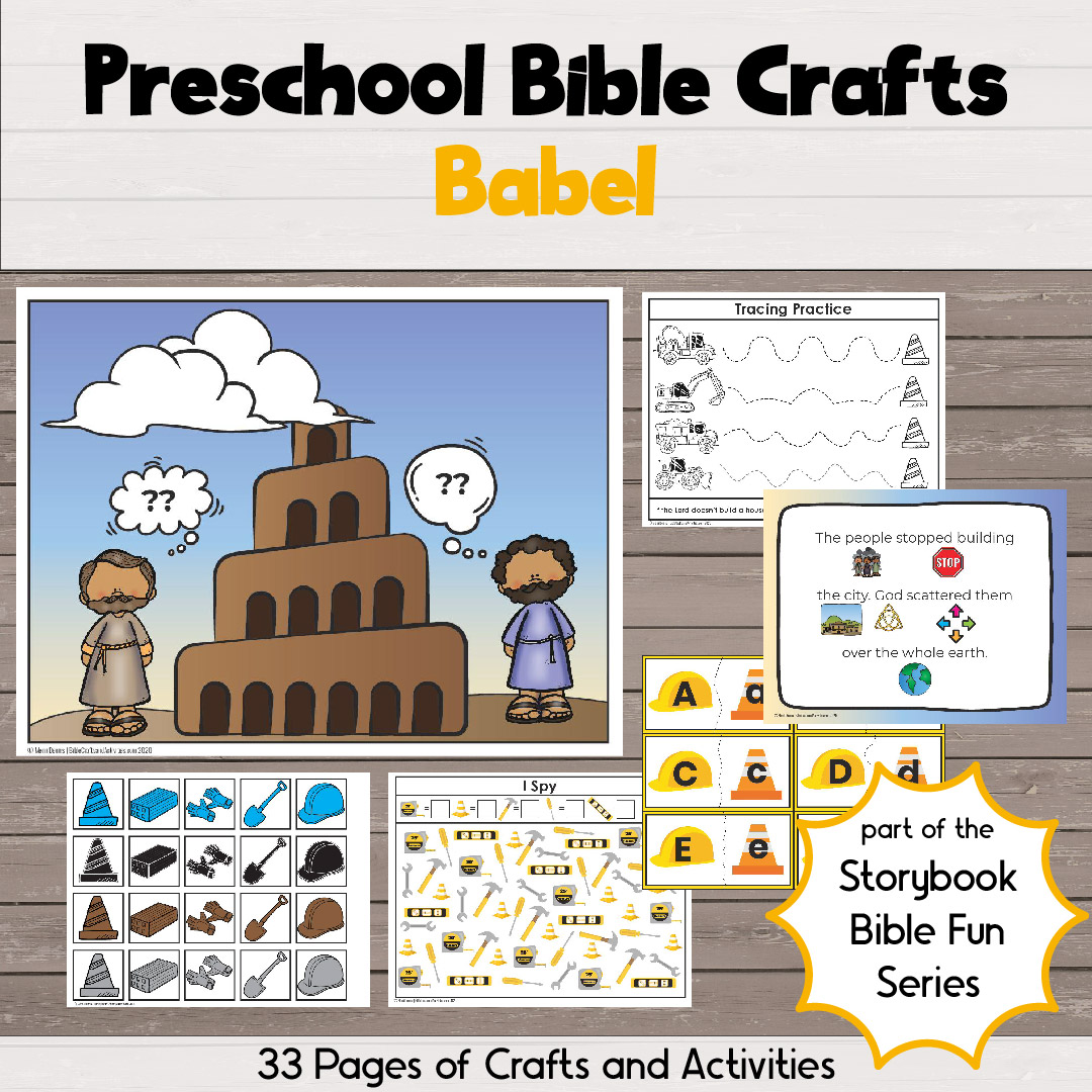 Story of Babel | Preschool Bible Crafts – Bible Crafts Shop