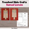 Samuel Listens Craft – Bible Crafts Shop