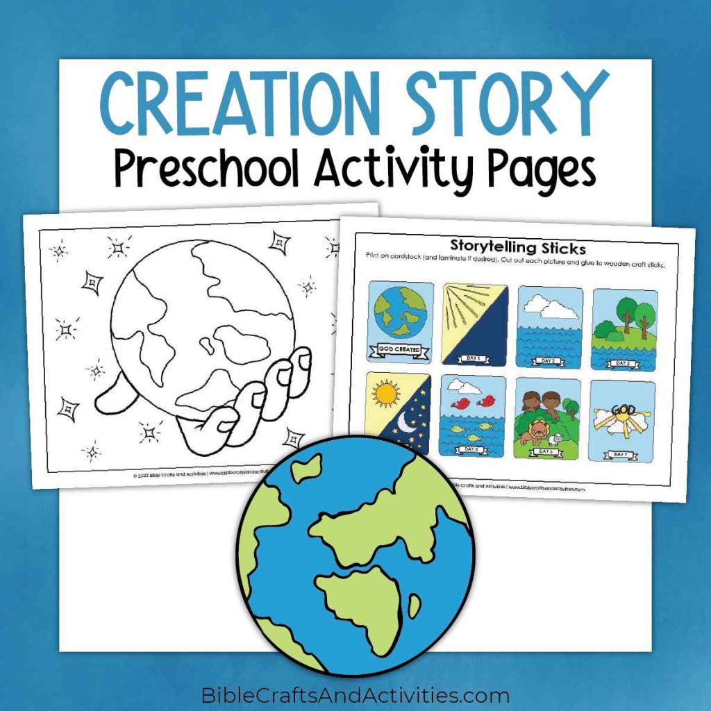 Creation Story | Preschool Bible Activities - Bible Crafts Shop