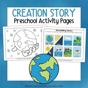 preschool activity pages for the creation story