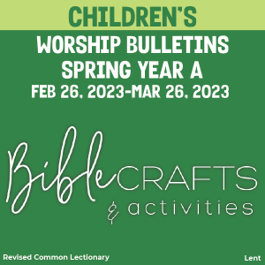 children's worship bulletin covers