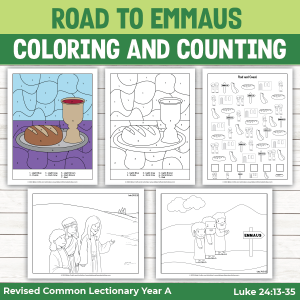 The Road to Emmaus Activity Pages - Bible Crafts Shop