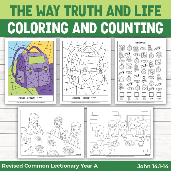 the way truth and life coloring pages