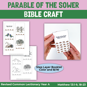 Matthew 13:1-9, 18-23 illustrates the Parable of the Sower.
