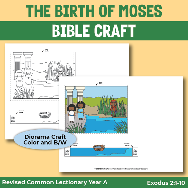 craft for the birth of moses
