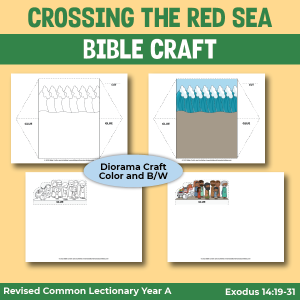 craft for israelites crossing the red sea