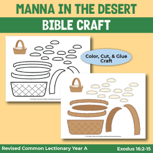 craft for manna in the desert