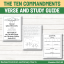 Moses And The Ten Commandments Activity Pages - Bible Crafts Shop