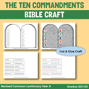craft for the ten commandments