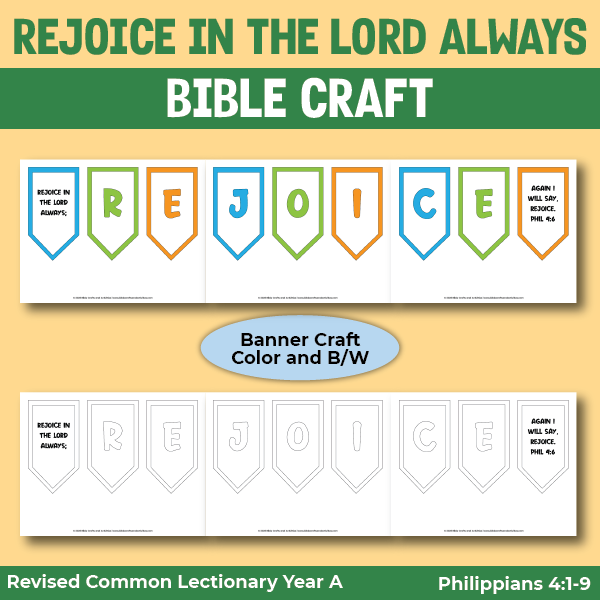 craft for philippians 4:4 rejoice in the lord