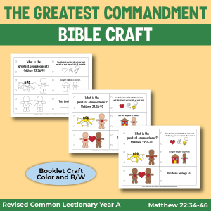 craft for the greatest commandment