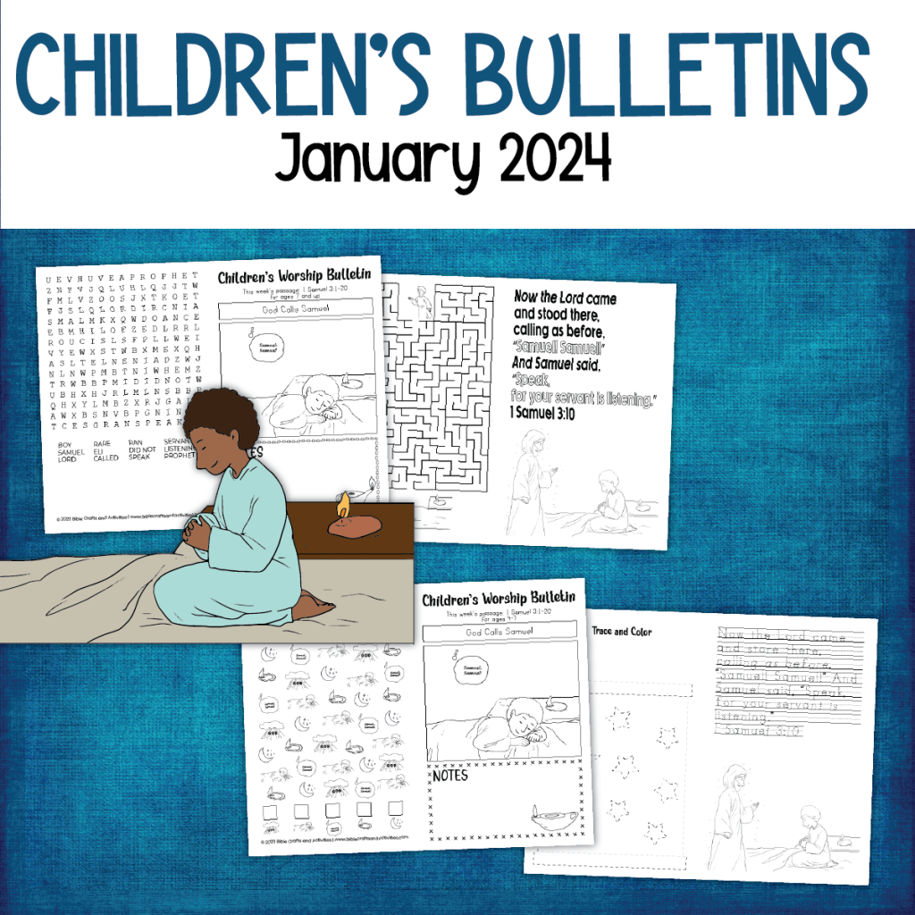 Children's Bulletins Winter Year B Set 2 Bible Crafts Shop
