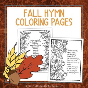 fall hymn coloring pages