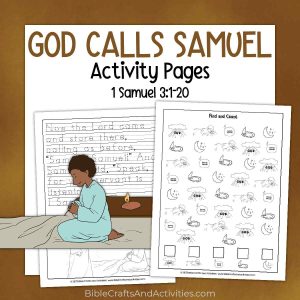god calls samuel activity pages