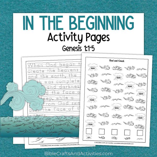 in the beginning activity pages