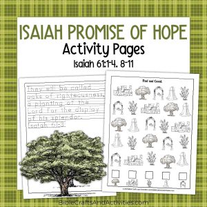 isaiah promise of hope activity pages