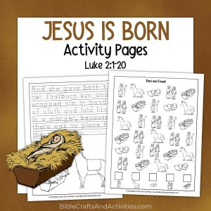 jesus is born activity pages