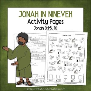 jonah in nineveh activity pages