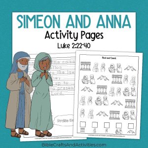 simeon and anna activity pages