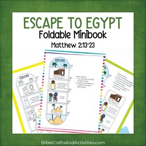 escape to egypt foldable minibook