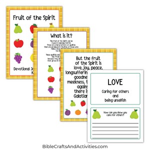 fruit of the spirit journal for kids king james version cover pages and love journaling page