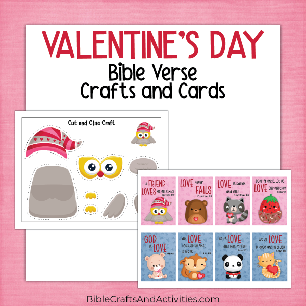 valentine's day bible verse crafts and cards