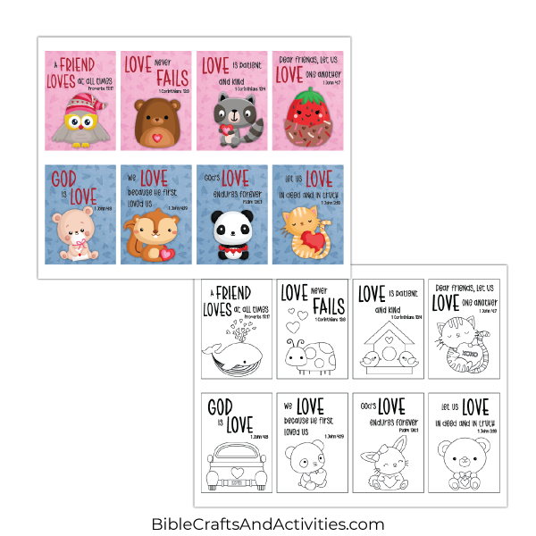 valentine's day bible verse cards for kids