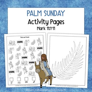 Palm Sunday | Jesus Enters Jerusalem Activity Pages
