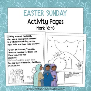 Easter Sunday | Women Visit the Tomb Activity Pages