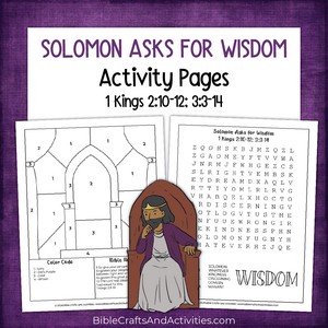 solomon asks for wisdom