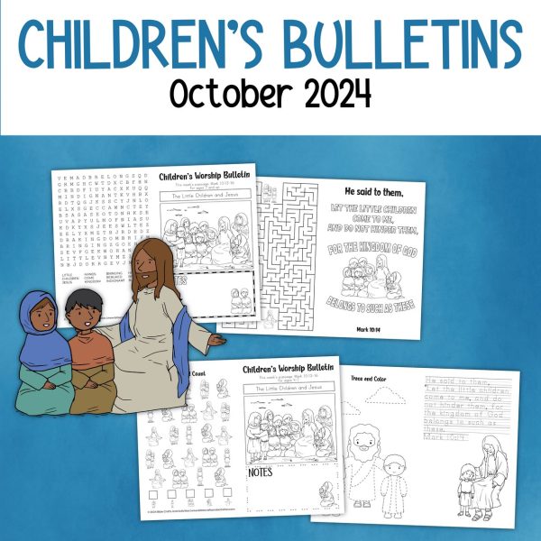 children's worship bulletins fall year B