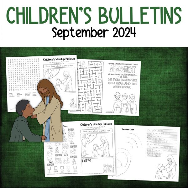 children's worship bulletins fall year b