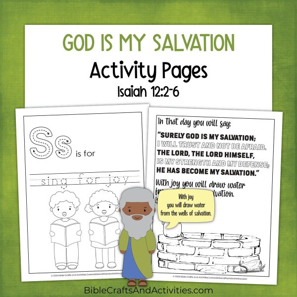 god is my salvation activity pages