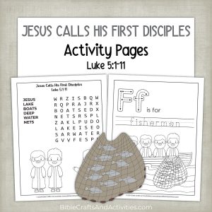 jesus calls his first disciples activity pages