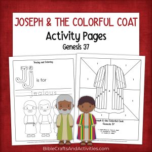 joseph and the colorful coat activity pages