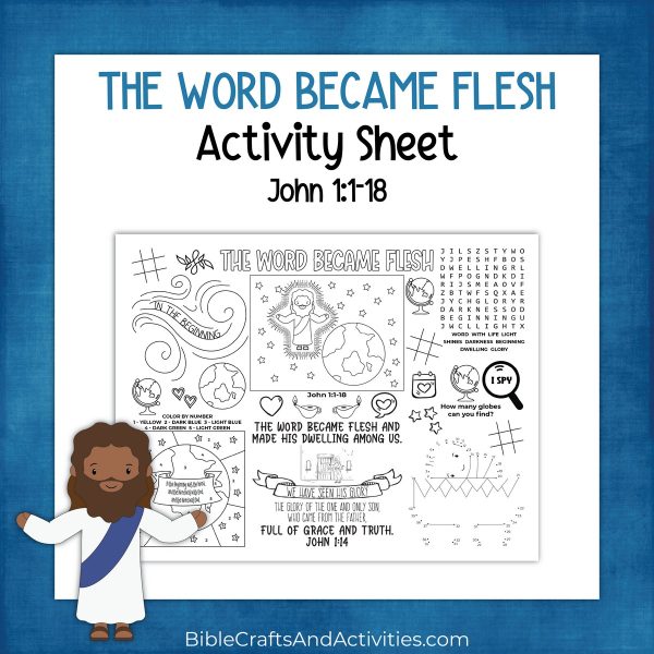 the word became flesh_activity sheet