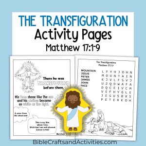 The Transfiguration Activity Pages