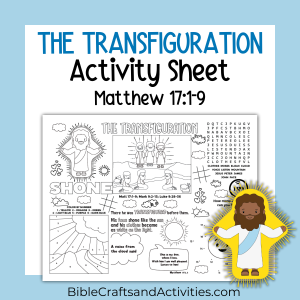 the transfiguration activity sheet