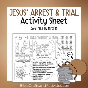 Jesus' arrest and trial activity sheet