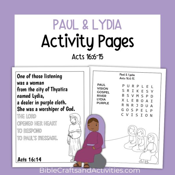 paul and lydia activity pages