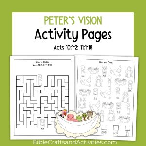Peter's Vision Activity Pages