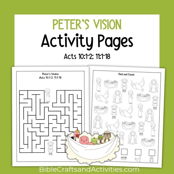Peter's Vision Activity Pages