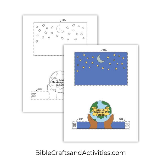 Psalm 8 How Majestic Is Your Name 3D paper craft