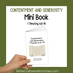 contentment and generosity mini book