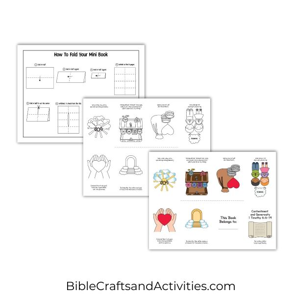 contentment and generosity mini book