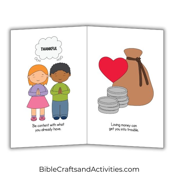 contentment and generosity mini book