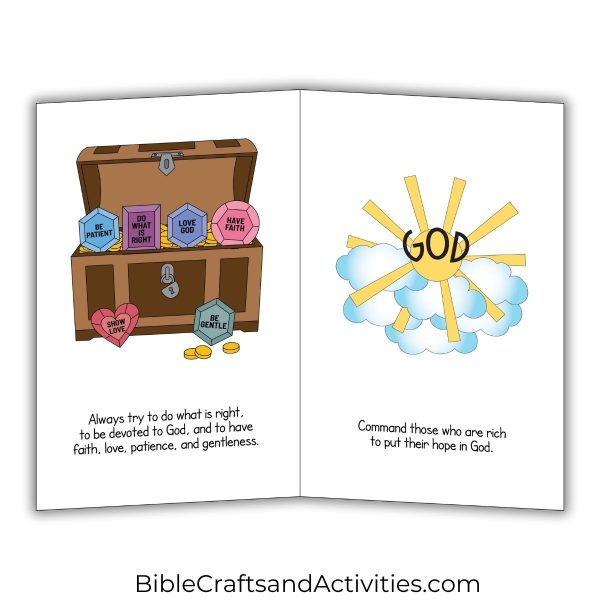 contentment and generosity mini book