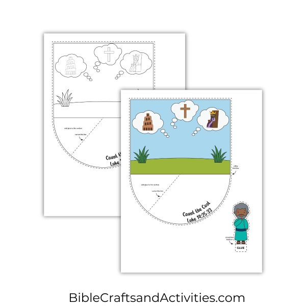 count the cost 3D printable craft for Luke 14:25-33