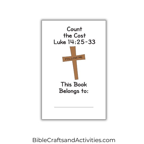 count the cost mini book