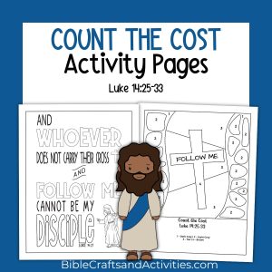 count the cost activity pages for Luke 14:25-33